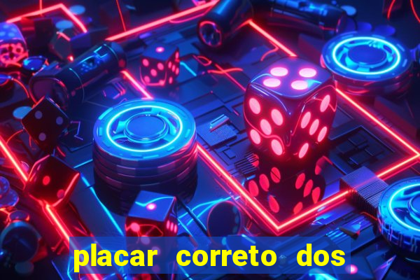 placar correto dos jogos de hoje